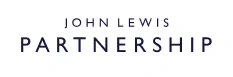 John Lewis Partnership text logo in dark blue on white background.