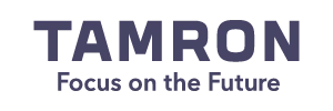 Tamron logo with the tagline 'focus on the future'.