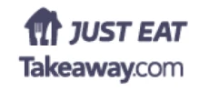Just Eat Takeaway.com company logo with stylized house and fork icon.
