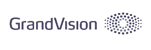 GrandVision logo with stylized eye graphic.