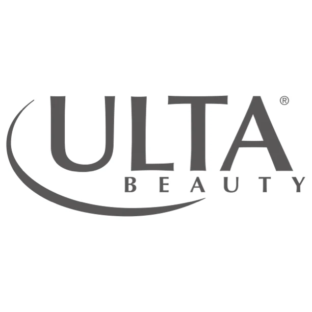 Ulta Beauty logo with curved underline.