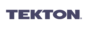 TEKTON brand logo in dark blue uppercase letters.