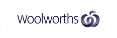 Woolworths logo with stylized double swirl icon.