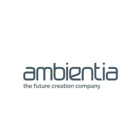 Ambientia logo with the tagline 'Designed for the senses'.