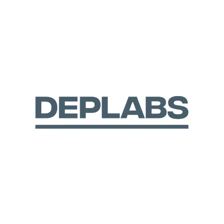DEPLABS company logo with a horizontal line underneath.