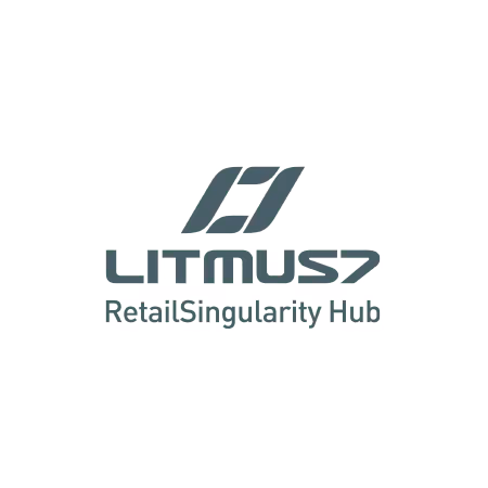 Litmus7 Retail Singularity Hub logo with stylized double seven symbol above the company name.