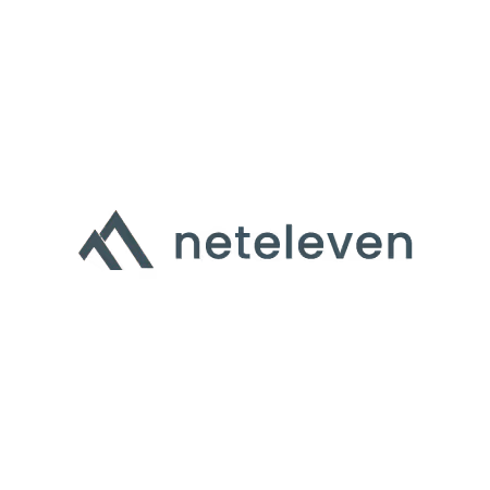 Neteleven logo with stylized letter N in blue and orange next to the word 'neteleven'.