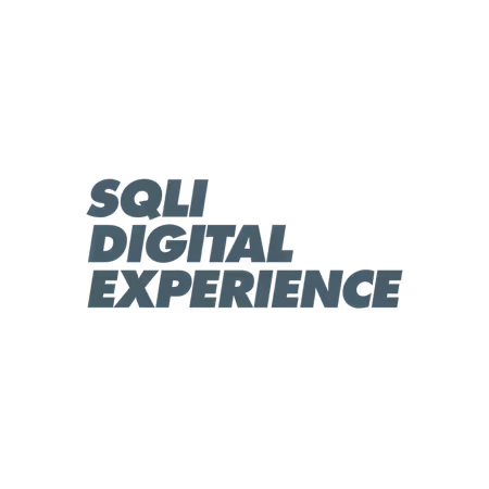 Text logo reading 'SQLI DIGITAL EXPERIENCE' in bold uppercase letters.