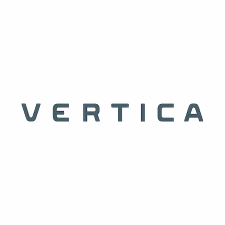 Vertica brand name text logo.