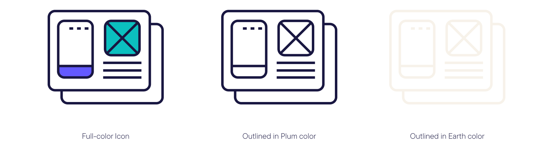 Icon variations