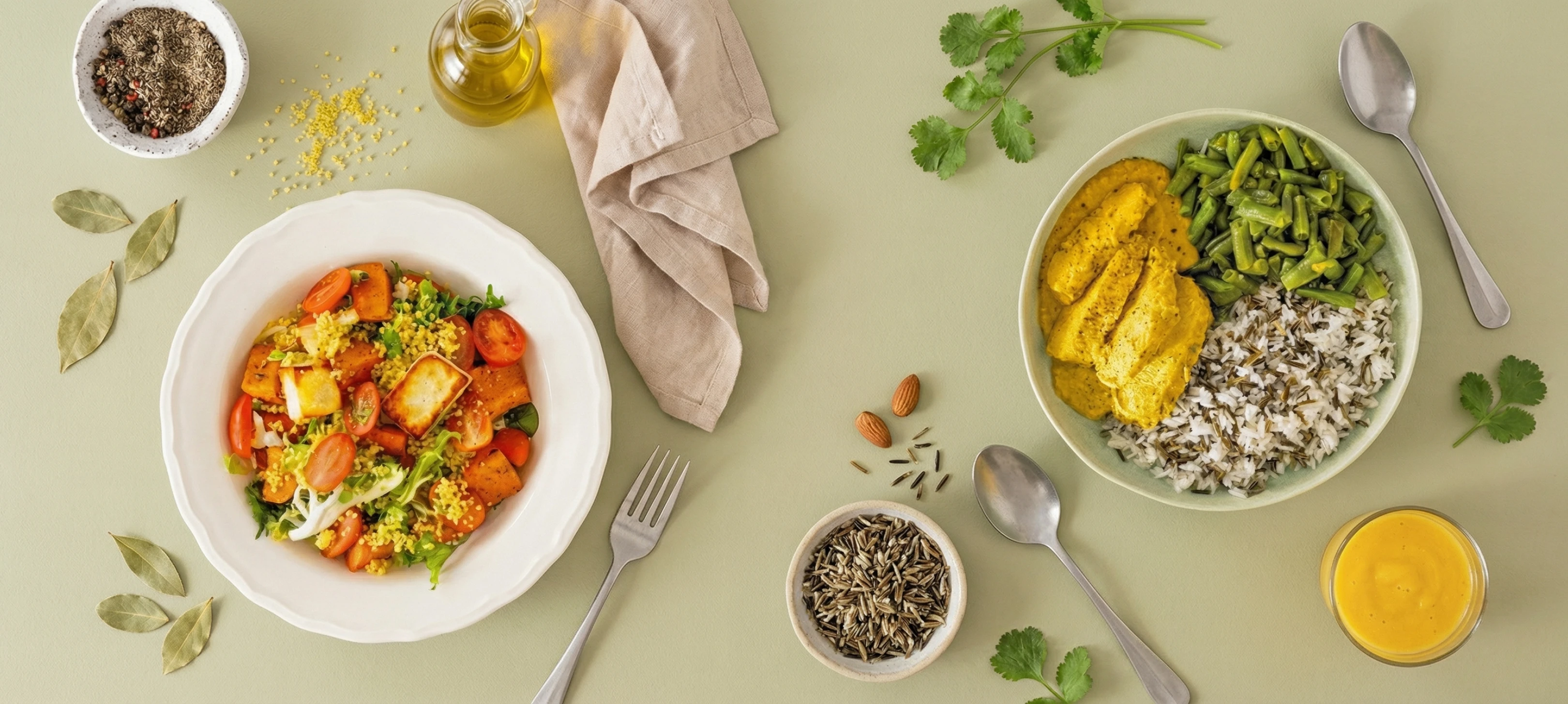 Zdjęcie przedstawiające produkty i posiłki powiązane z prezentowaną dietą.