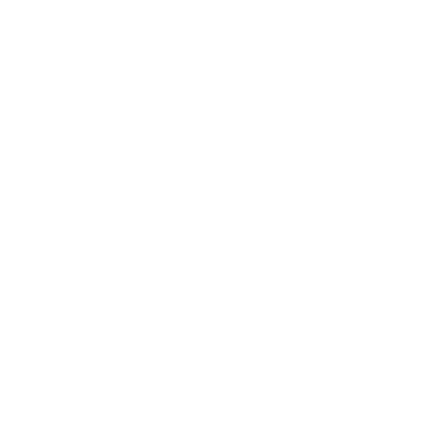 White telephone handset icon on a transparent background.