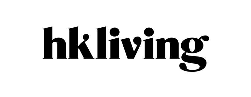 HK living brand logo text in black on white background.