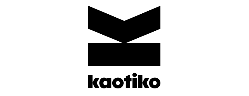 Black Kaotiko logo on white background