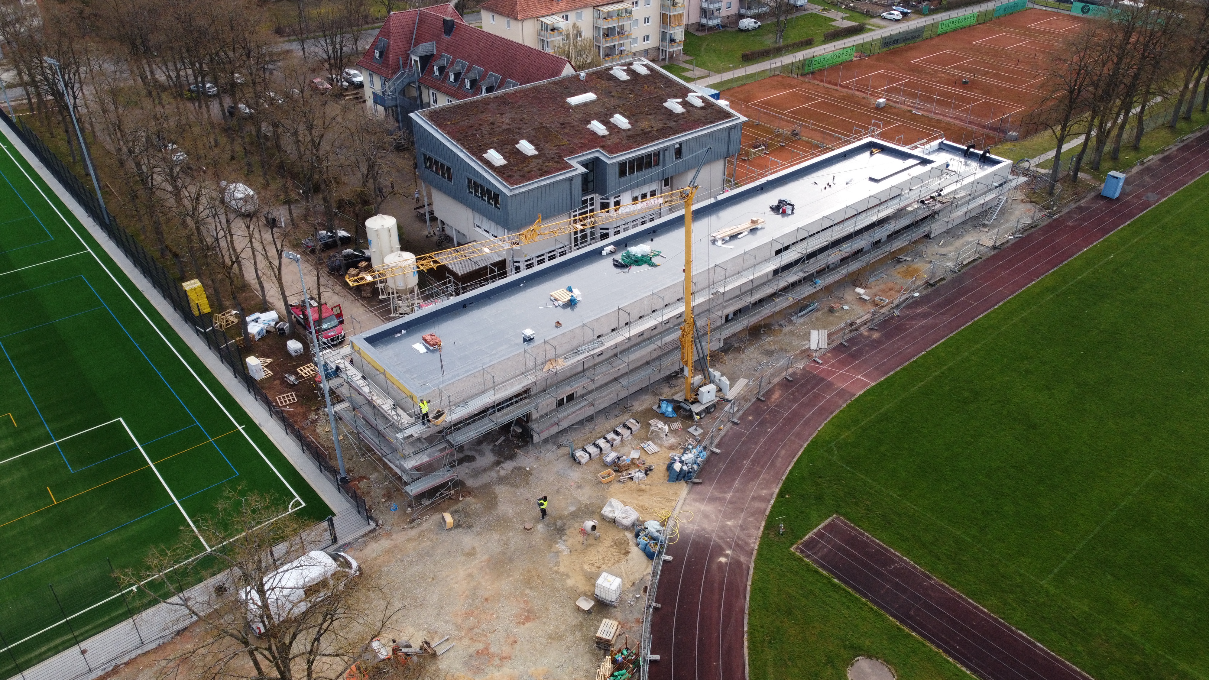 image of residential construction project (for a construction company)