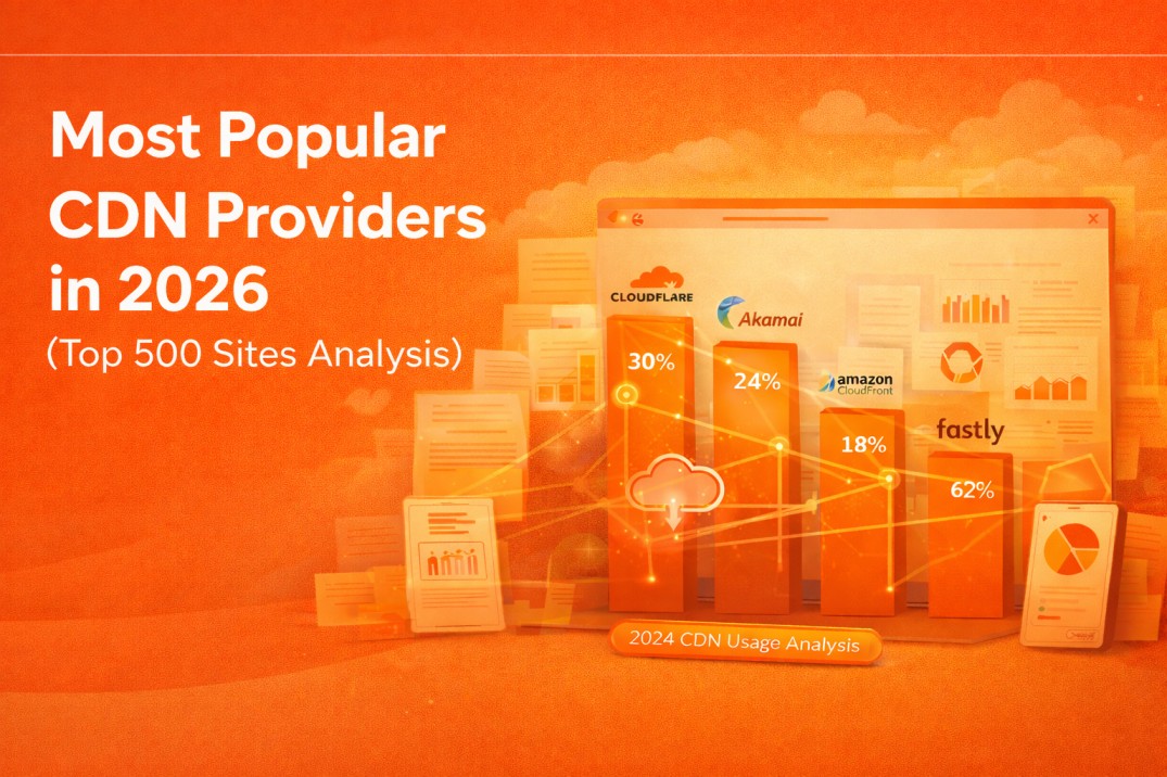 The Most Popular CDN Providers in 2026: An Infographic from Analysis of Top 500 Websites