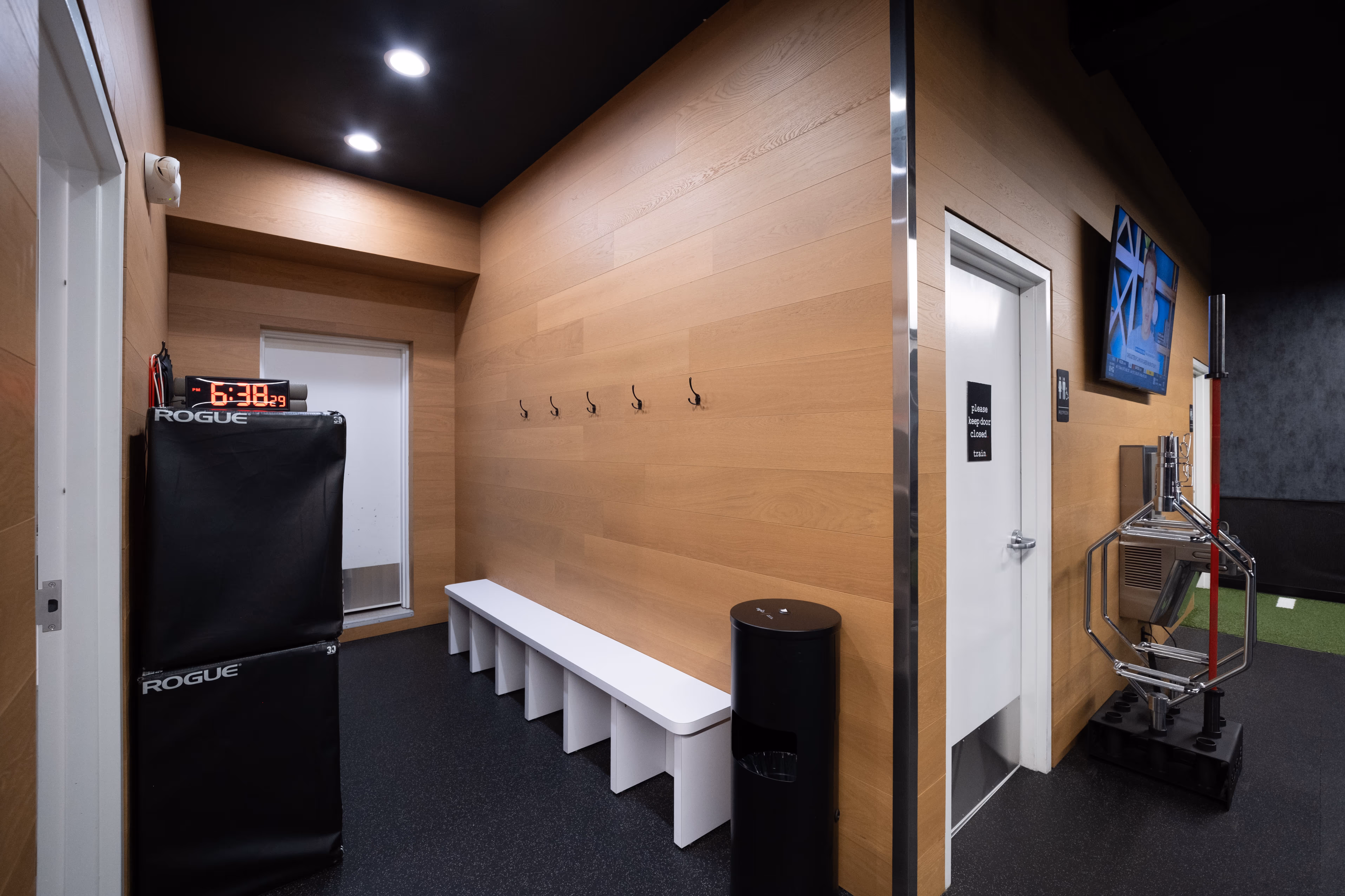 Preparation area near the turf run inside the TRAIN Training House™ in McLean