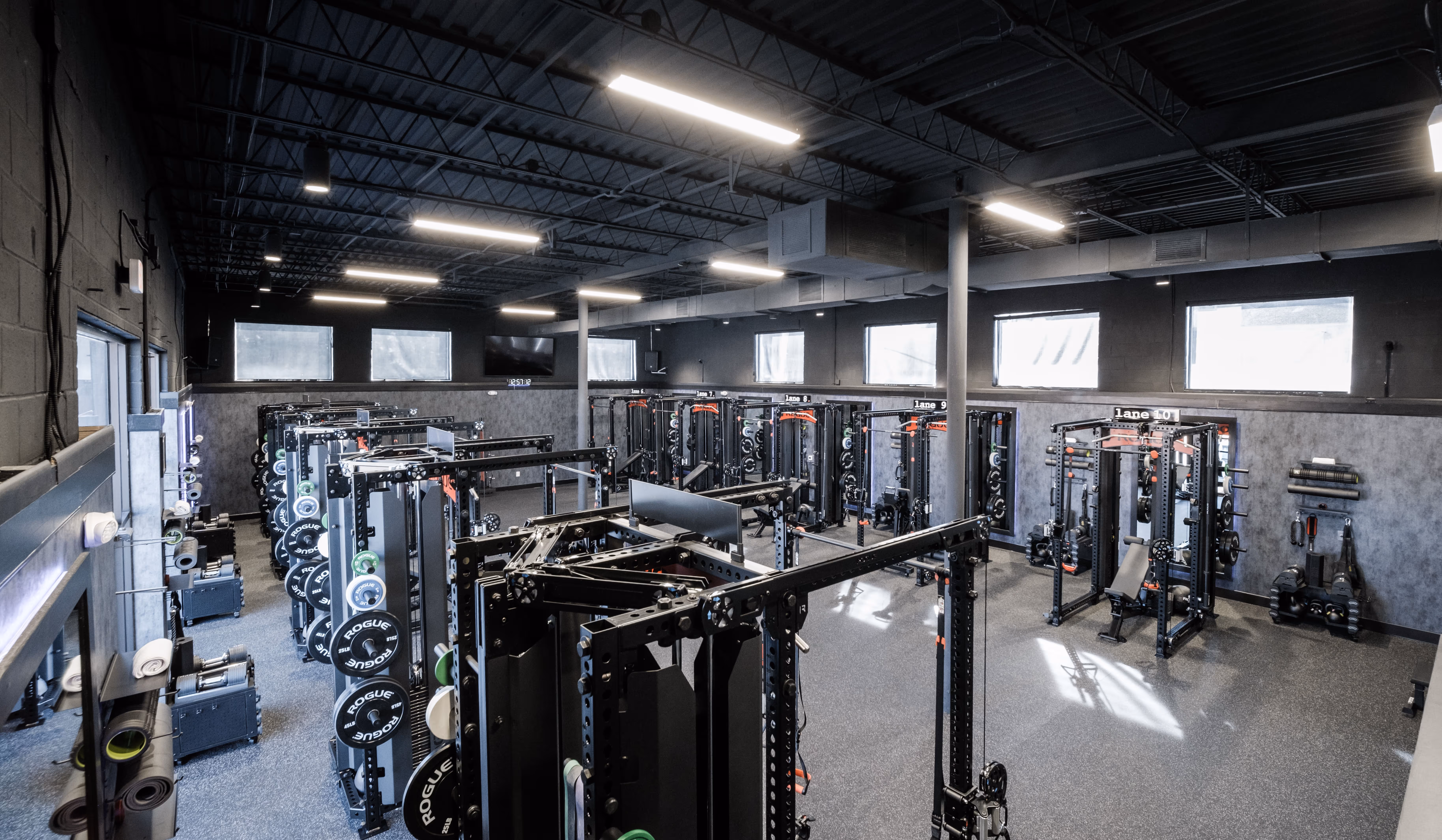 Private SpecLanes™ inside a TRAIN Training House™, designed for one-on-one personal training with no shared equipment.