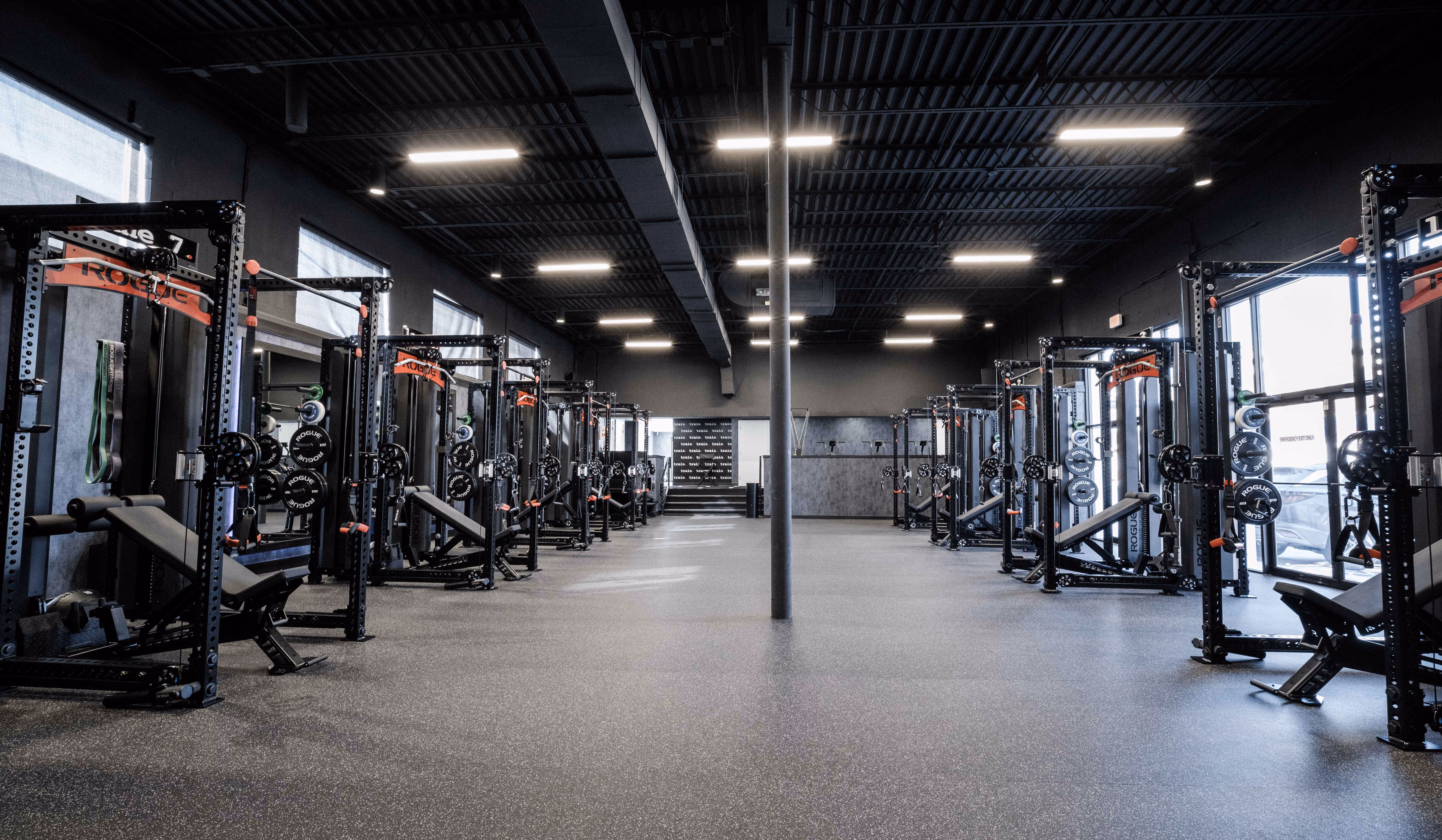Private SpecLanes™ inside a TRAIN Training House™, designed for one-on-one personal training with no crowds or shared equipment