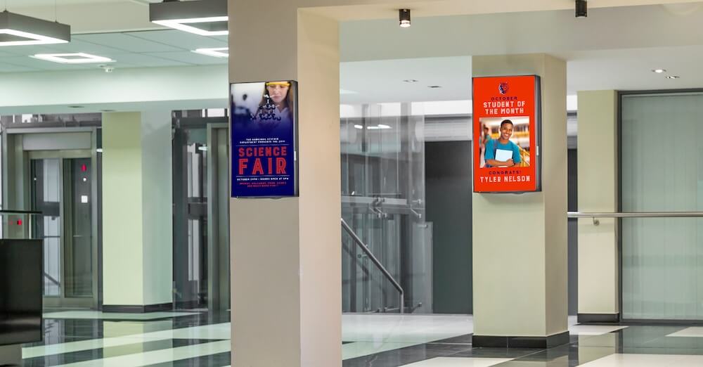 Using Digital Signage in Schools - Announcement Systems: Technology Education