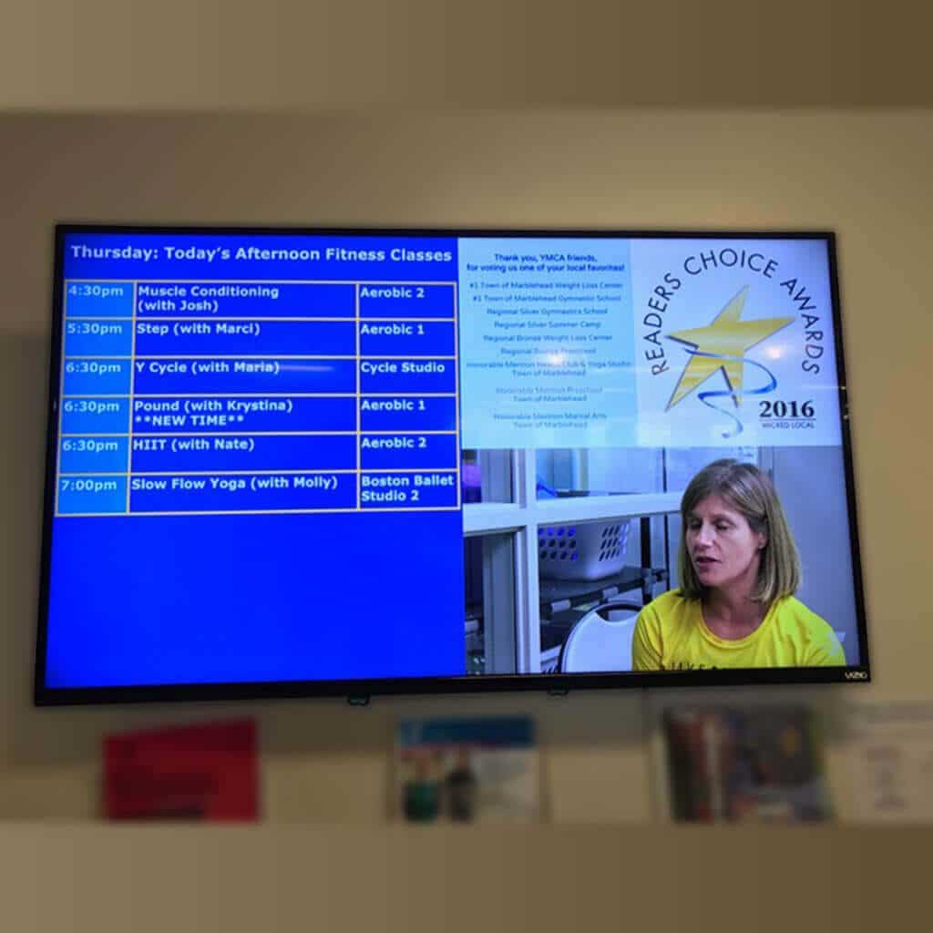 Skykit Beam Digital Signage Content Management Solution Case Study - YMCA