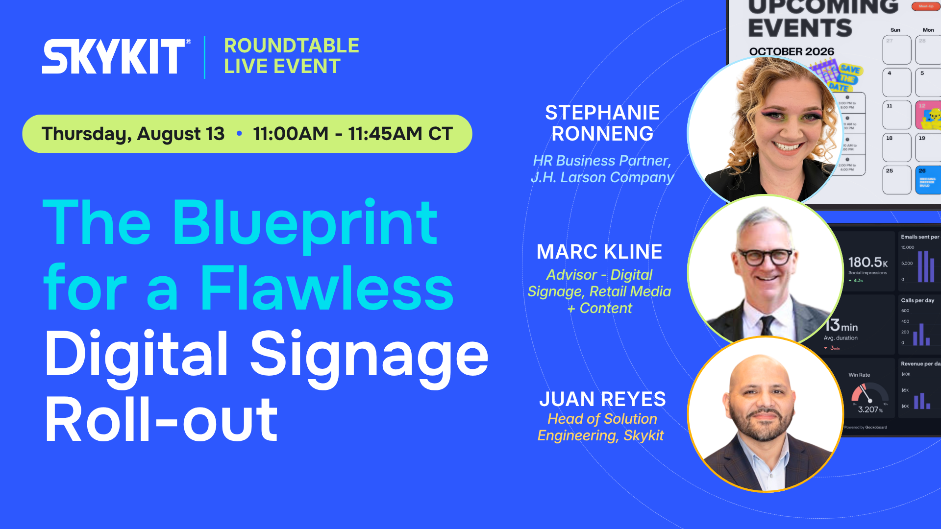 Skykit Roundtable: The Blueprint for a Flawless Digital Signage Roll-out
