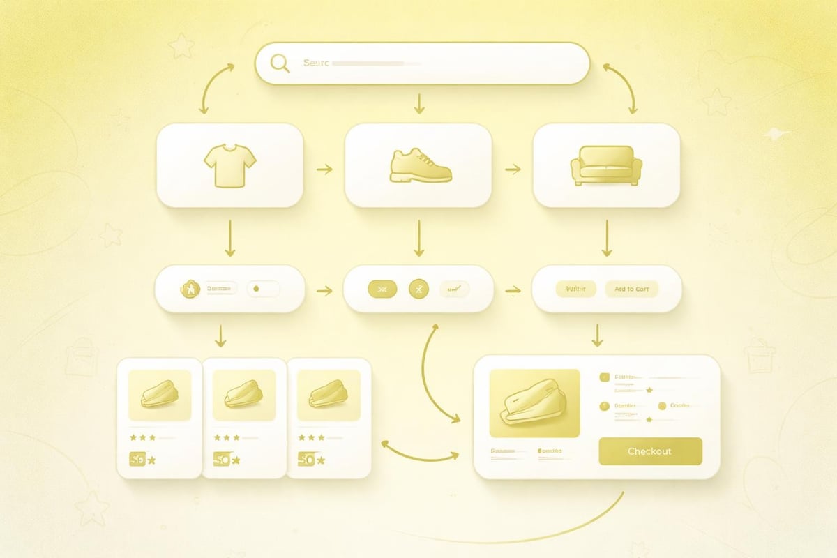 Ecommerce navigation structure