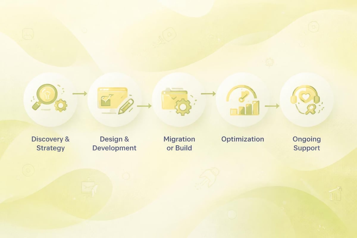 Shopify expert workflow stages