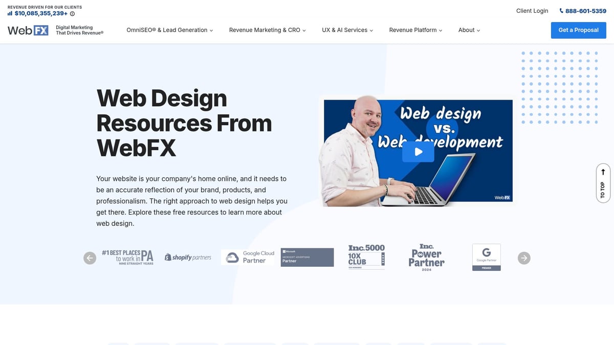 7 Brilliant Low Cost Web Design Company Picks for 2026 - WebFX