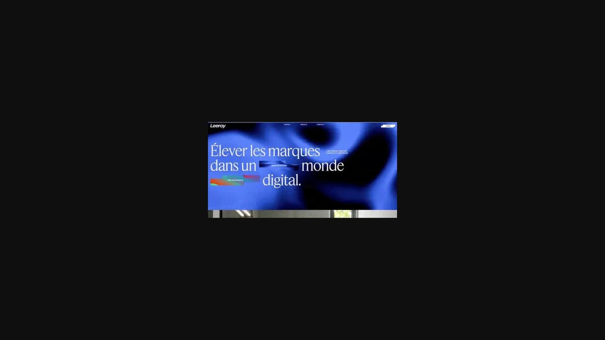 7 Inspiring Creative Agency Website Ideas for 2025 - LeRoy – Polished and Sophisticated Agency Website