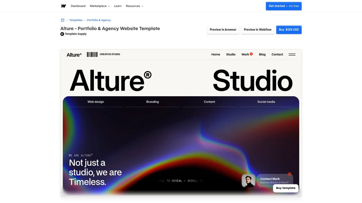 7 Inspiring Creative Agency Website Ideas for 2025 - Alture – Bold, Multi-Layout Agency Website Template