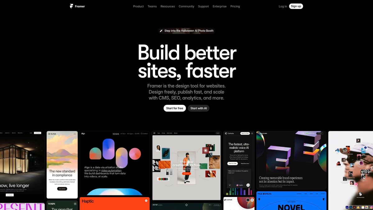 9 Essential Website Design Applications for 2025 Success - Framer