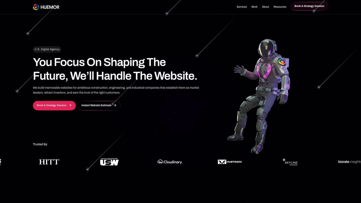 9 Innovative Website Design Firms to Watch in 2026 - Huemor