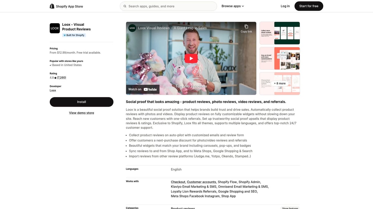 Top 12 Shopify Apps Every Store Needs in 2026 - Loox – Photo & Video Reviews