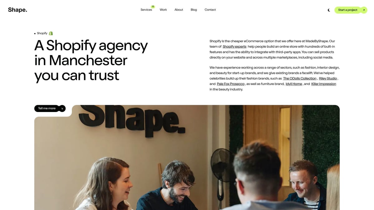 Top 7 Best Shopify Agency Picks For 2026 Success - MadeByShape