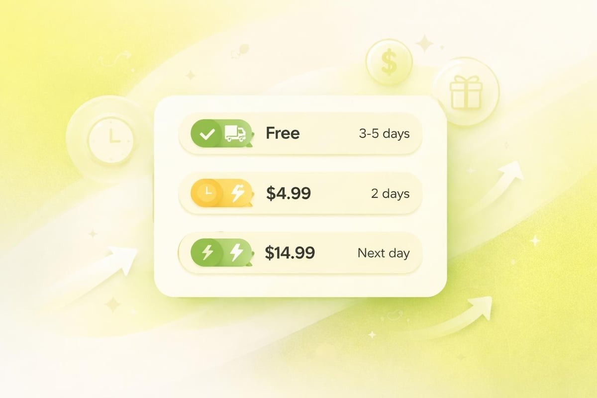 Shipping options hierarchy