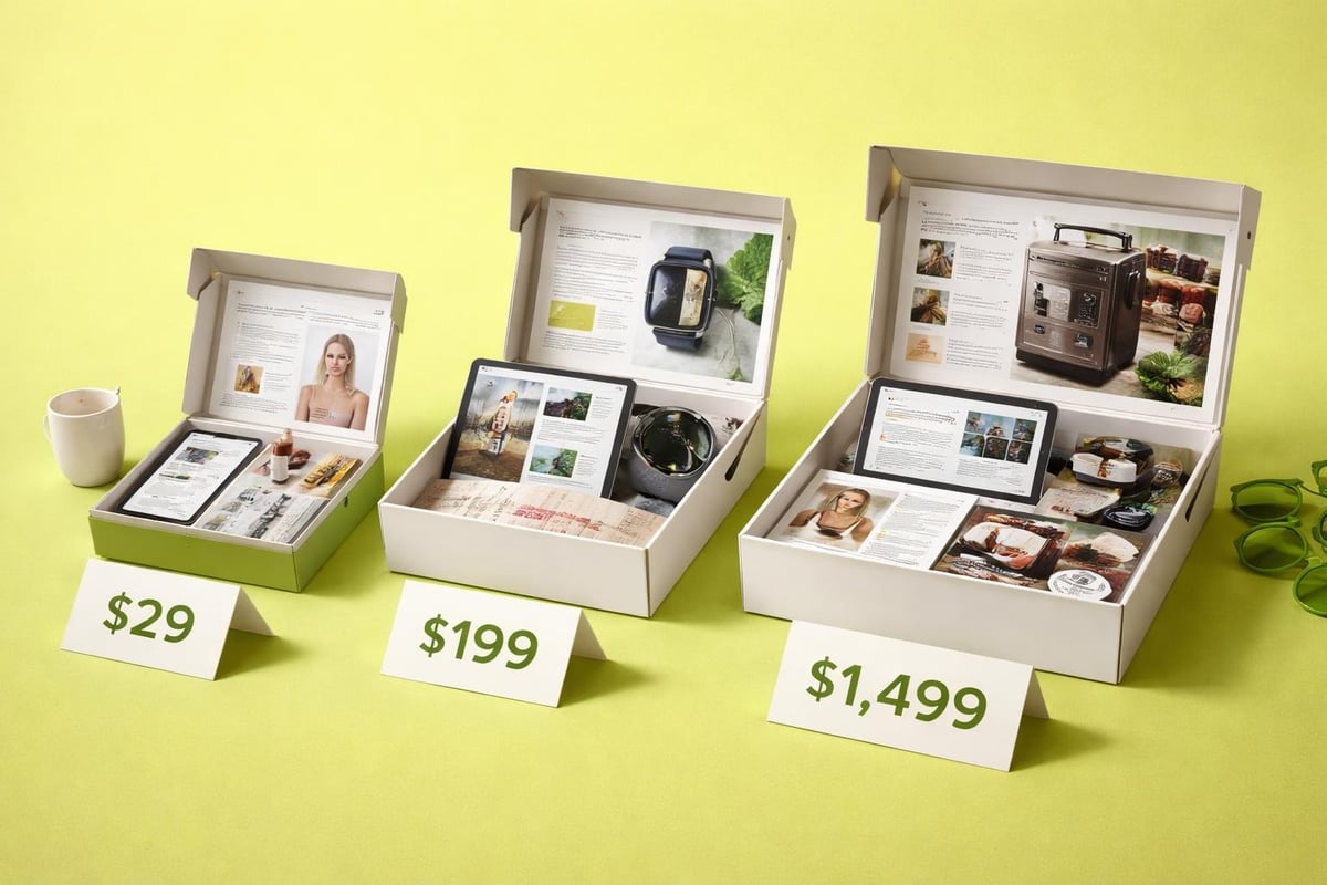 Product presentation strategies