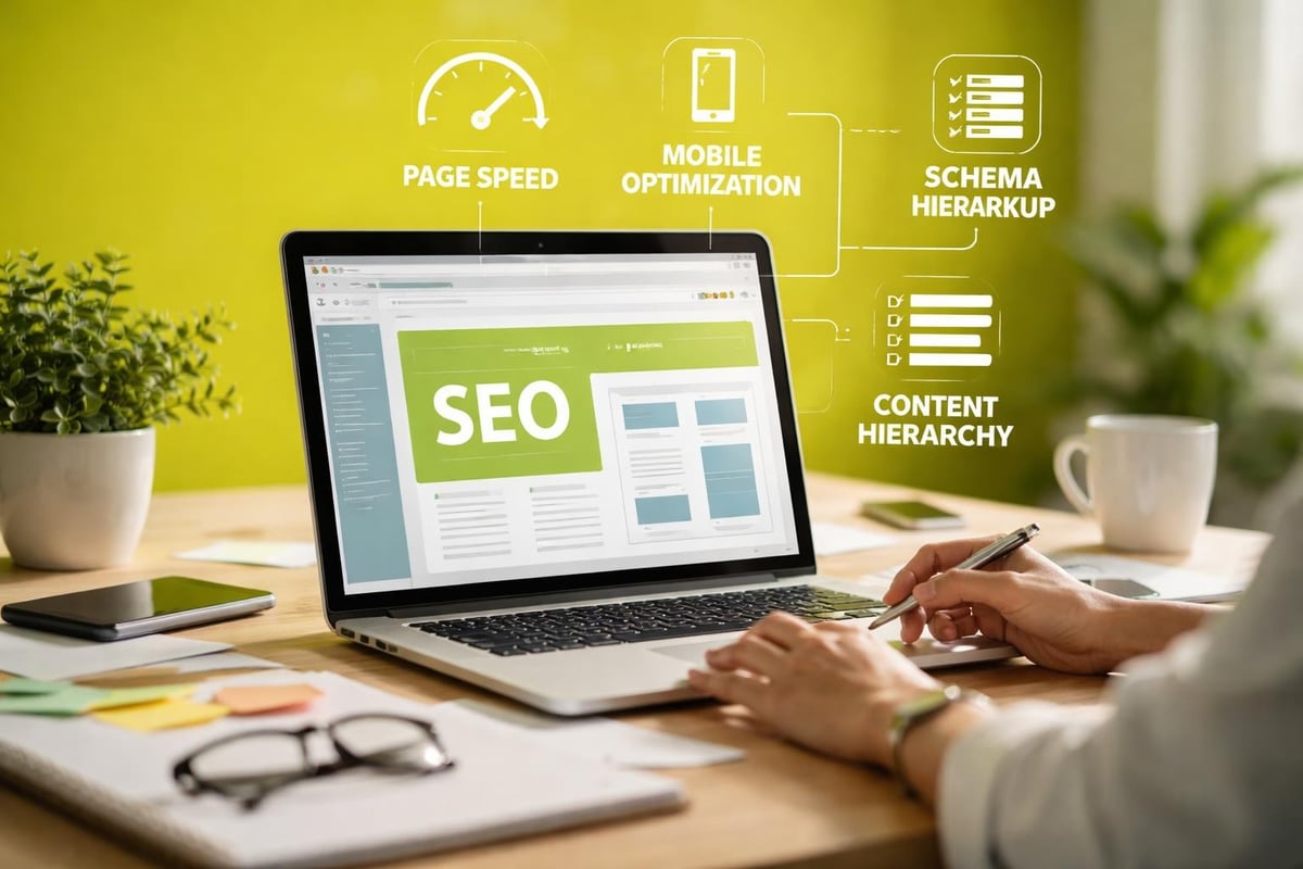 SEO and website design integration
