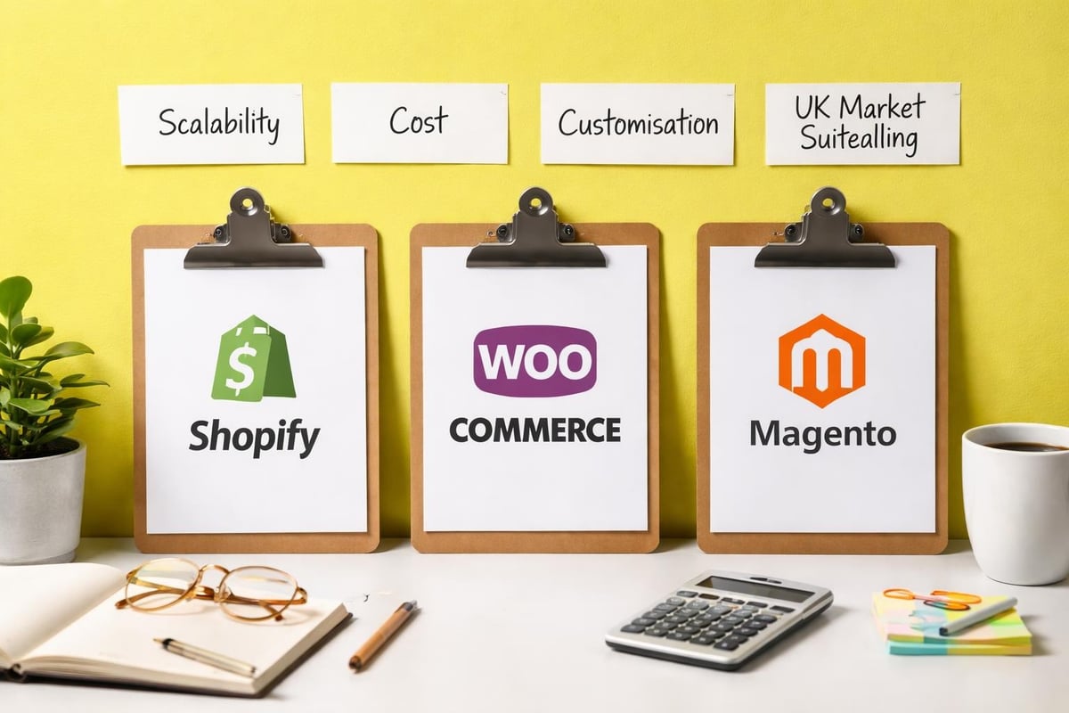 Platform comparison for ecommerce development