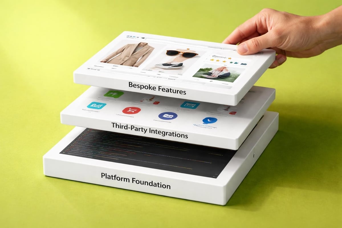 Custom development architecture