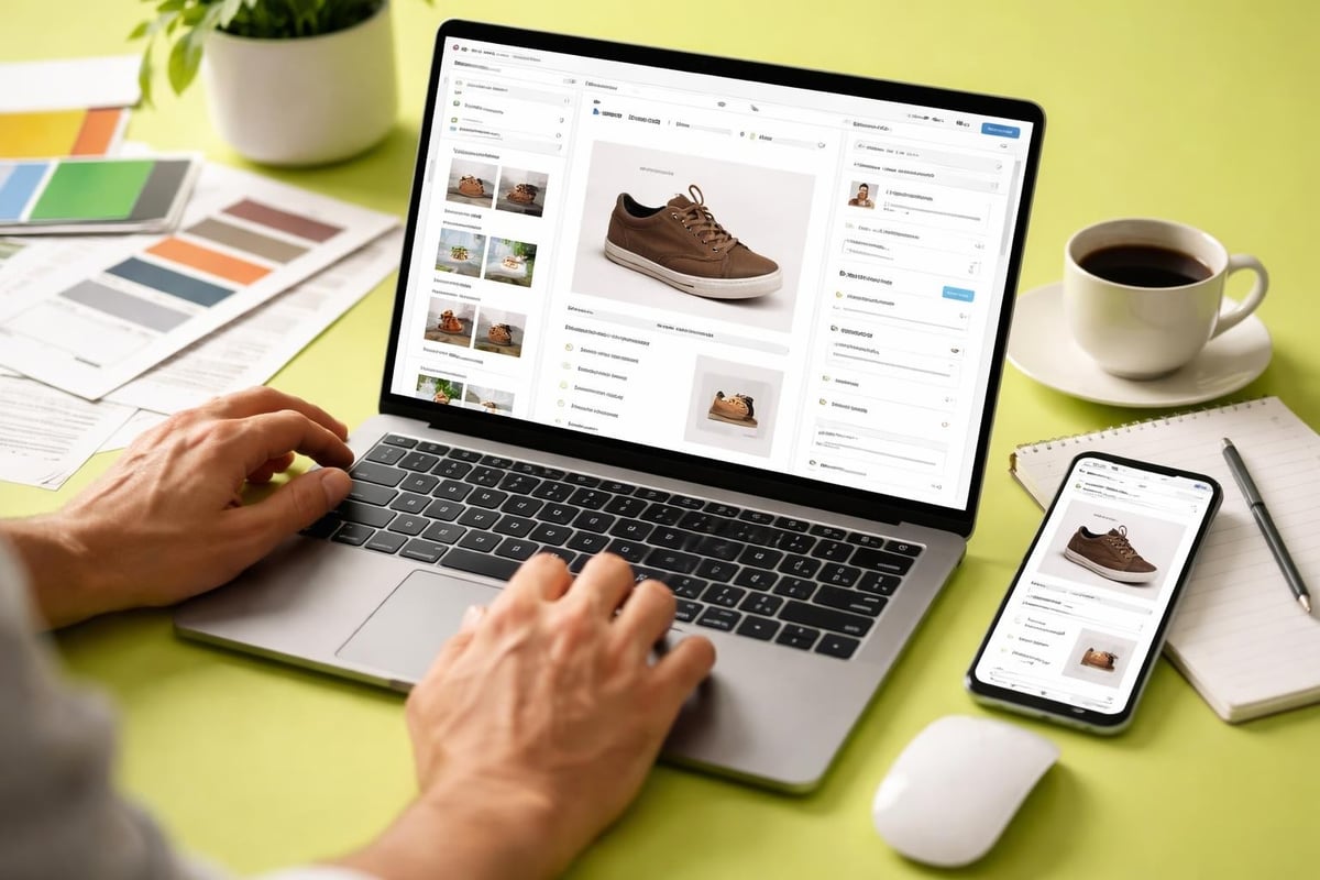 Custom product page workflow