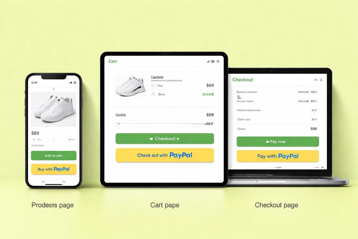 PayPal Express Checkout button placement strategy