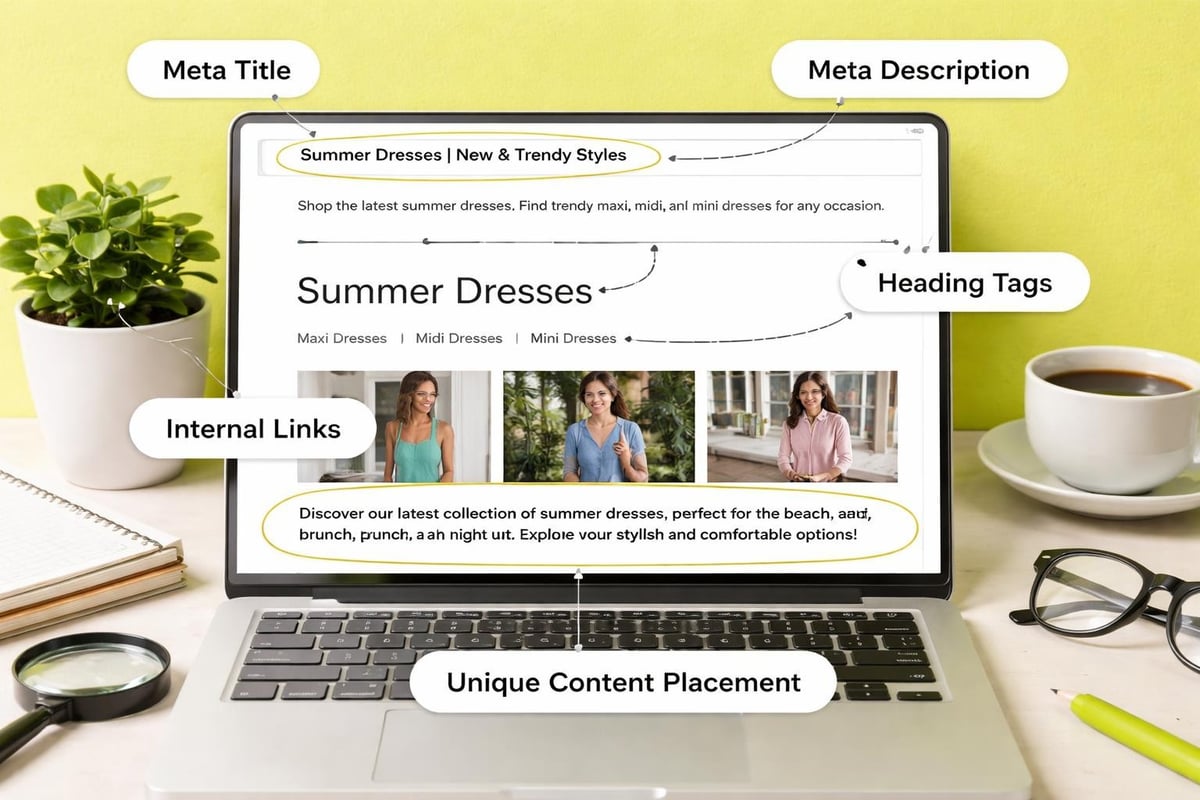 Collection page SEO elements