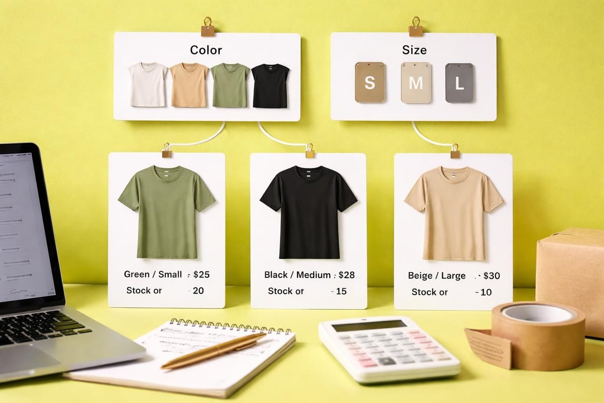 Product variant configuration