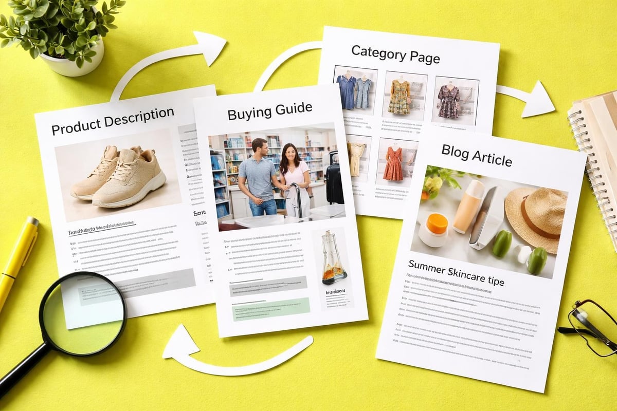 Ecommerce SEO content hierarchy