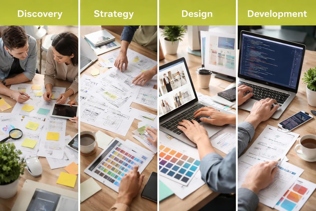 Project phases timeline