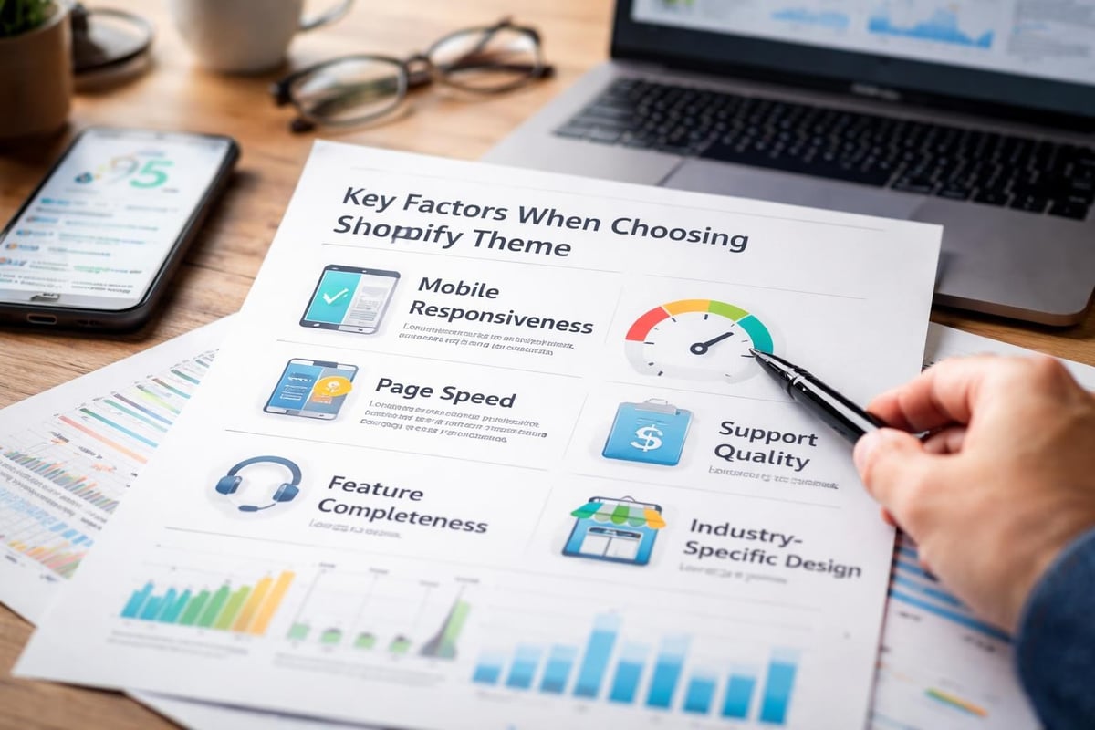 Shopify theme evaluation criteria