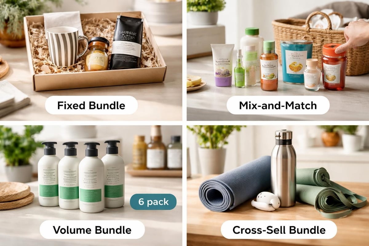 Product bundle types comparison