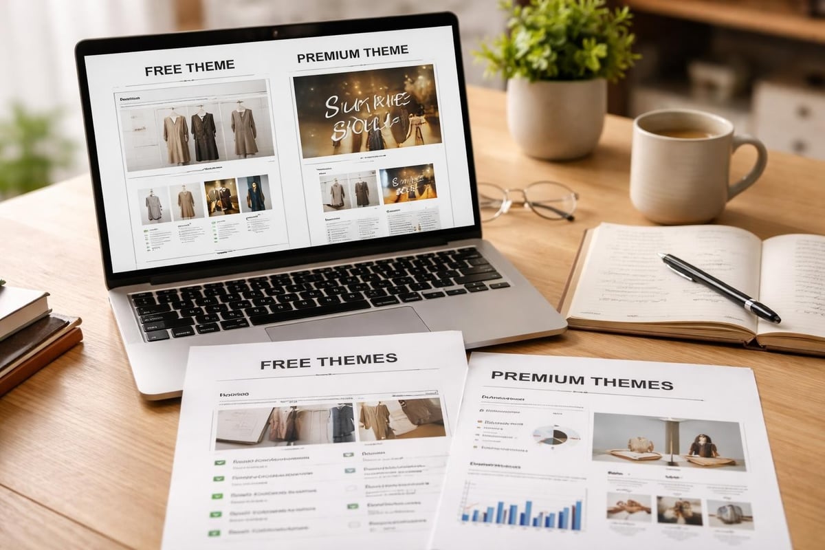 Shopify theme selection process