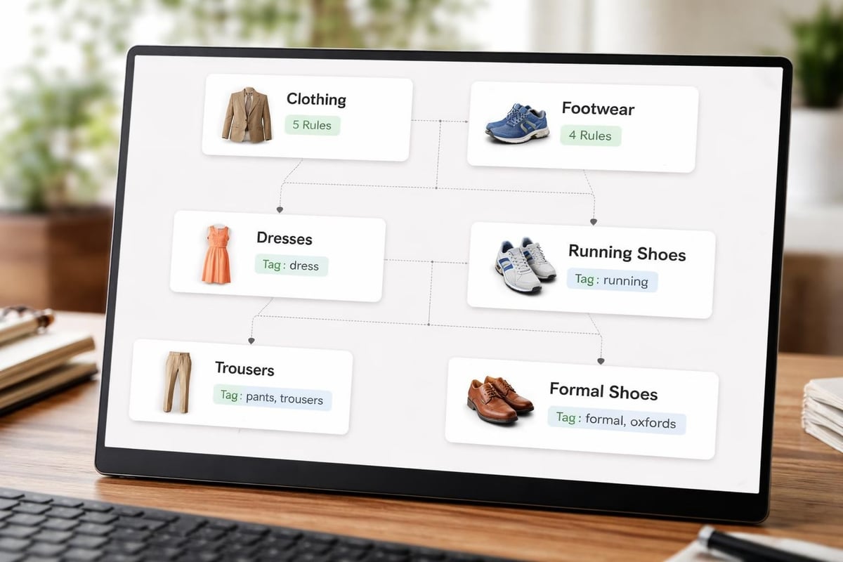 Shopify collection organisation
